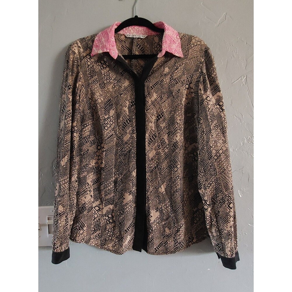 TRINA TURK  Tops Button Up Women's ,not Size Label, 18 Inch Of Armp To Armp ( M)